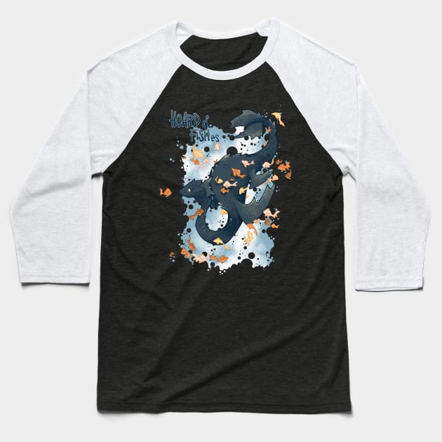 Hoard of fishes Baseball T-Shirt by ArryDesign